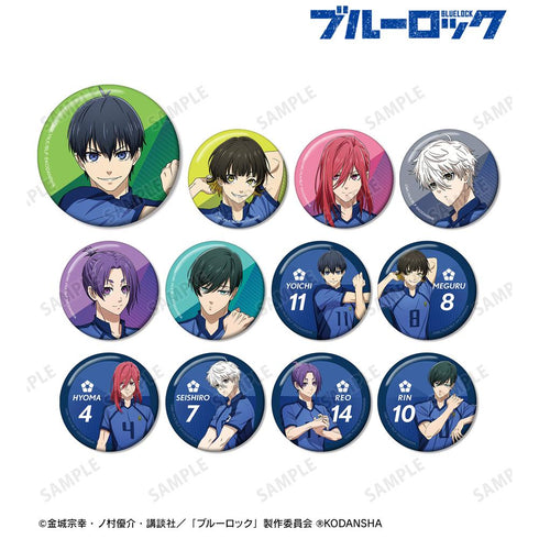 『ブルーロック』描き下ろしイラスト 試合前の準備中ver. トレーディング缶バッジ(単位/BOX)【202505再販】